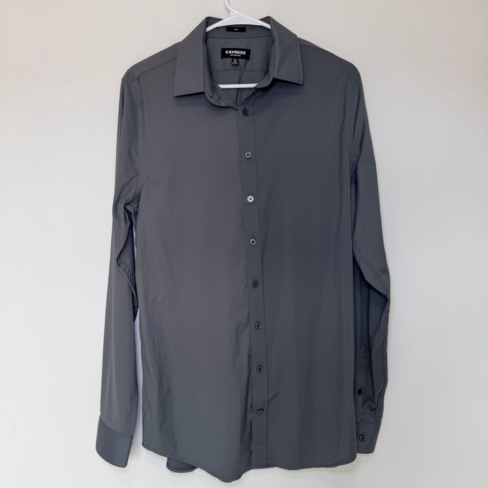 Express Performance Button Up Tall Medium - image 1